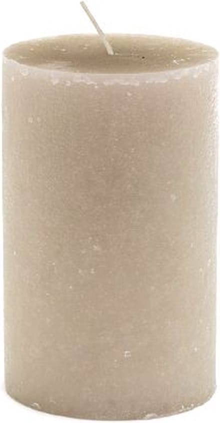 Rustik Lys - Rustieke stompkaars 'Classic' (Ø10x18cm, Linnen)