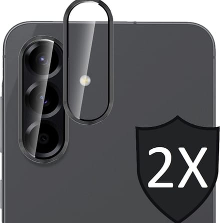 Camera Screenprotector geschikt voor Samsung Galaxy A17 5G / A26 - 2x Volledig Dekkend Glas Screen Protector