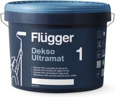 Flügger Dekso 1 Ultramat Easy Clean Wit 750 ml