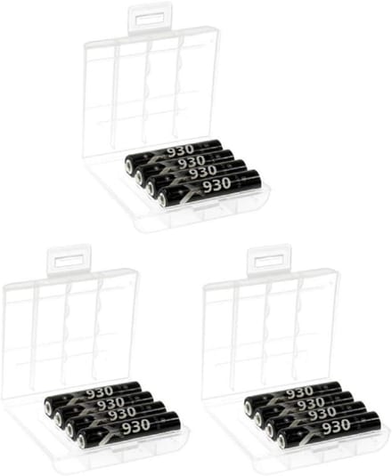 Oplaadbare AAA Batterijen - Accu's - Apparaten - Lage Zelfontlading - 930 mAh - Zwart