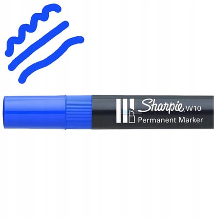 Sharpie Permanent Marker Blauw - Vervaagt niet, droogt snel