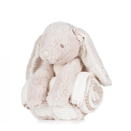 Pluche met deken Mumbles Lapin
