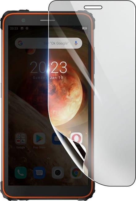 3mk, Geschikt voor Blackview BV6600, Schokbestendige Hydrogel Screenprotector, Transparant