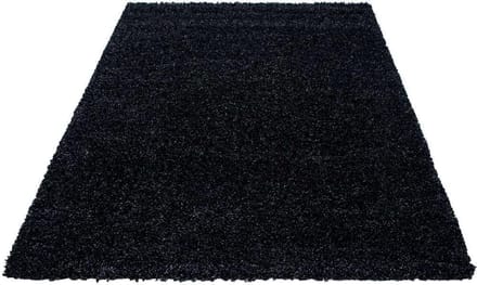 Hoogpolig vloerkleed Life - antraciet - 140x200 cm