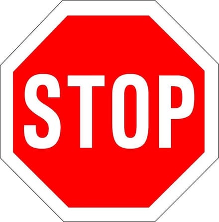 Stopbord, kunststof, B7 150 mm
