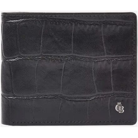 Castelijn en Beerens billfold portemonnee croco black