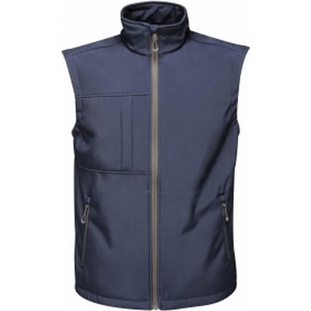 Regatta Heren Octagon 3 Layer Printable Softshell Bodywarmer (Marine)