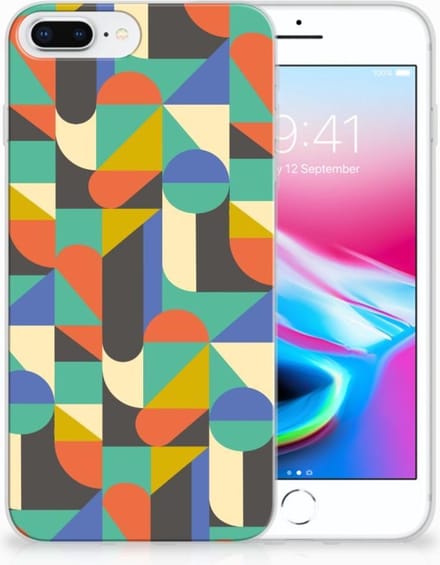 Apple iPhone 7 Plus | 8 Plus TPU bumper Funky Retro