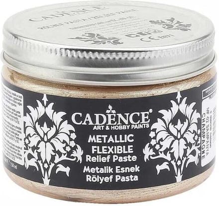 Cadence Metallic Flexible MF-02 Champagne Relief paste 150 ml