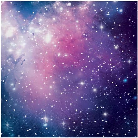 BIGIEMME SRL - 16 papieren servetten galaxy 33 x 33 cm melkweg