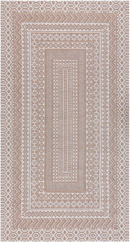 BAGLAR - Jute vloerkleed - Beige/Wit - 80 x 150 cm - Jute