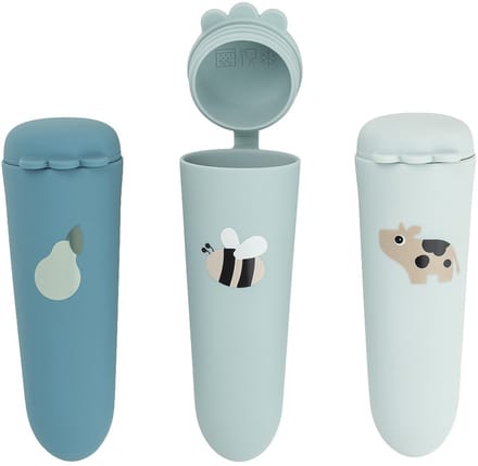 Done By Deer Silicone Ice Pops 3st | Tiny Farm Blue