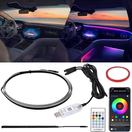MRKK® Auto Interieur Verlichting - Led Strip Auto – 21x2x2 cm