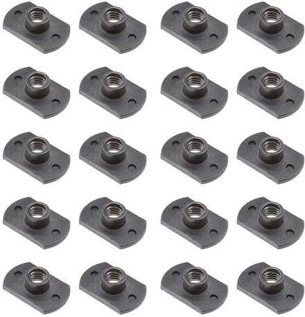 Dailygoods- Lasmoeren 20 Stuks - M6 Schroefdraad - Koolstofstaal