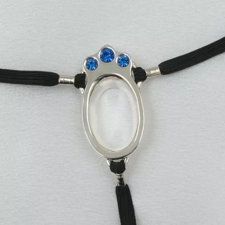 Sylvie Monthulé | Clit Jewelry | Clit Piercing | Blue Crystal Pearl size 56 size 56