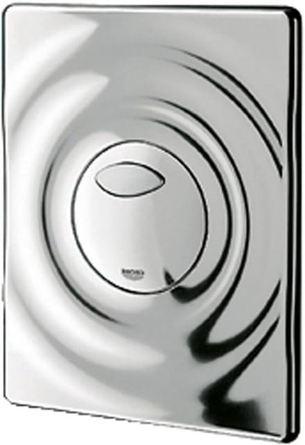 Afdekplaat WC - Bedieningsplaat - Douche Toilet - Waterbesparend - Small - Zilver