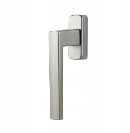 Aluminium Raamklink Quadrat F9 Mat Zilver