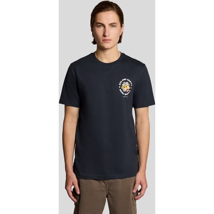 Z271 Lyle & Scott Natuur T-Shirt in Donkerblauw