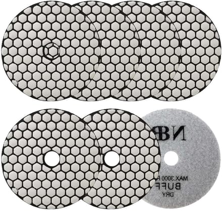 Diamant Polijstschijf - Schuur Disc - Steen Bewerken - Droog Polijsten - 100mm - Buff
