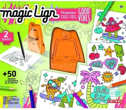 Magisch Lign - LANSAY - Projector voor goede vibraties - 50 illustraties - Vanaf 5 jaar