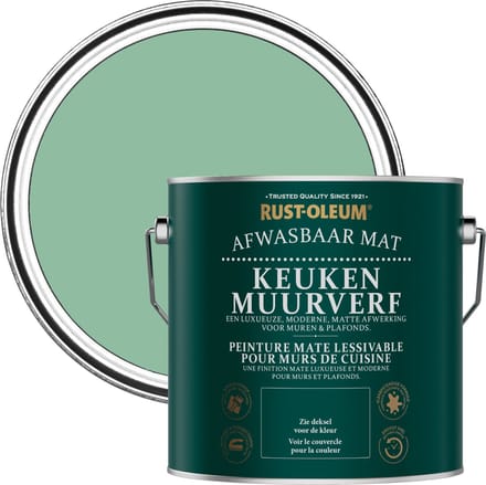 Rust-Oleum Groen Keuken muurverf - Wanderlust 2,5L