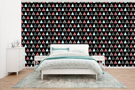 Behang - Fotobehang Jongens - Design - Driehoek - Breedte 500 cm x hoogte 280 cm