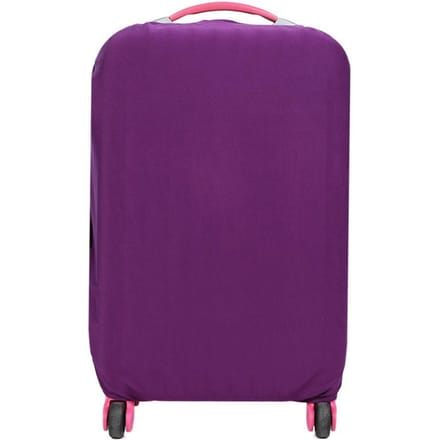 Housse de bagage de voyage, housse de valise élastique, housse anti-poussière M violet