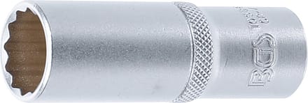 BGS Dopsleutel twaalfkant, diep 1/2 19 mm