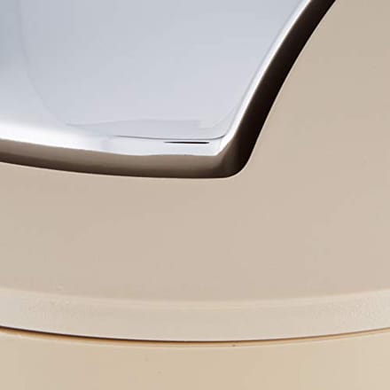Swing Bin 5,6 Liter Taupe - Afvalemmer voor Huishoudelijk Gebruik