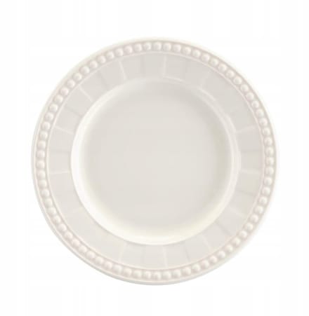 Villa Italia Venice Wit Dessertbord 21 cm - Elegant Wit Porselein