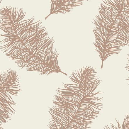 DUTCH-WALLCOVERINGS-Behang-Fawning-Feather-crèmekleurig