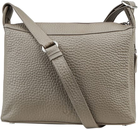 VOi Leren schoudertas Isabella Shoulder Bag Sand Taupe