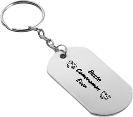 Akyol - cameraman sleutelhanger - Vlogger - de beste cameraman - cameramannen - filmen - 54 x 29mm