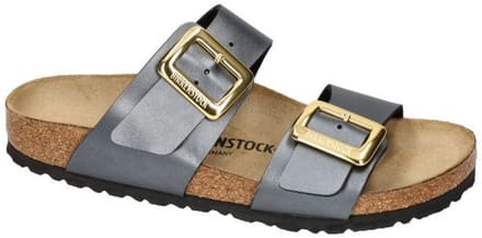 Birkenstock -Dames - zwart - slippers & muiltjes - maat 40
