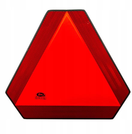 Agromik - Waarschuwingsbord - Metaal - 36x41cm - Reflecterend - Fluorescerend