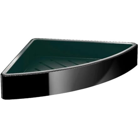 Emco Loft black corner sponge basket 054513303