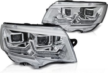 Koplampen voor VW T6.1 vanaf 2020 - DRL CHROOM