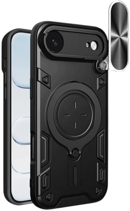 Hoesje geschikt voor Apple iPhone Air - Techsuit CamGuard Pro Back Cover - Zwart