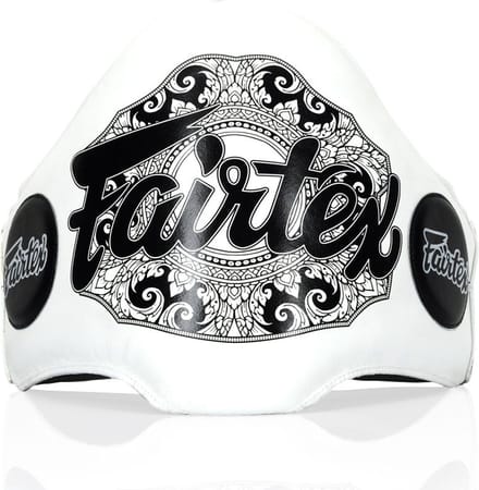 Fairtex BPV2 Lightweight Belly Pad (A.K.A. "The Champion Belt") - Wit - standaard maat