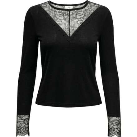 Jacqueline de Yong Roxy l/s lace top