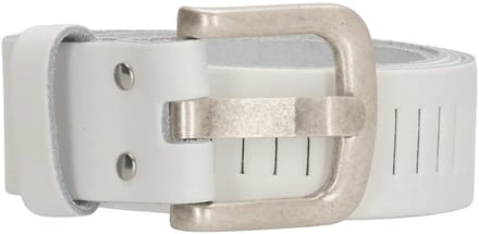Hide & Stitches Leren Riem - Wit - 4cm breed - 105 cm lengte