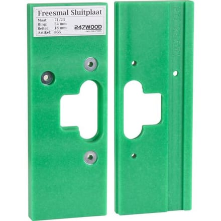 247wood freesmal sluitplaat Links/rechts