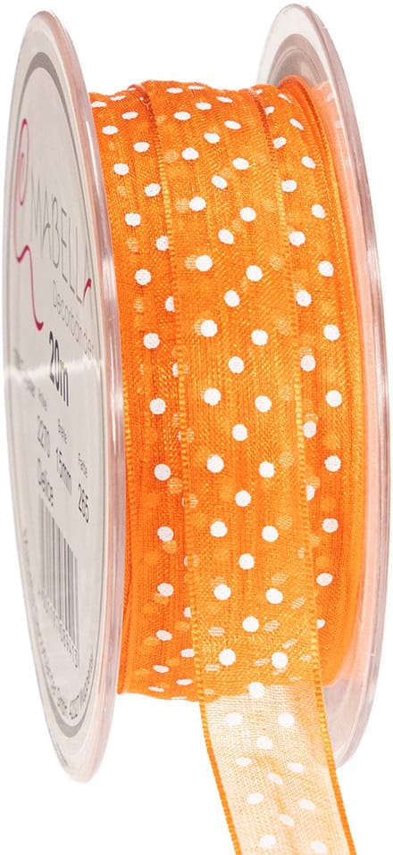 Cadeaulint met stippen voor een elegante cadeauverpakking, 1,5 cm bree