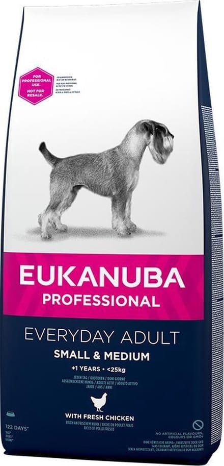 Eukanuba Dog Breeder Adult Small/Medium Chicken Every Day. Zak 16,5 kilo