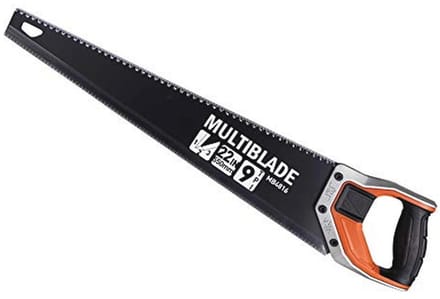 Professionele handzaag 550 mm met aluminium handgreep en 9TPI vertanding