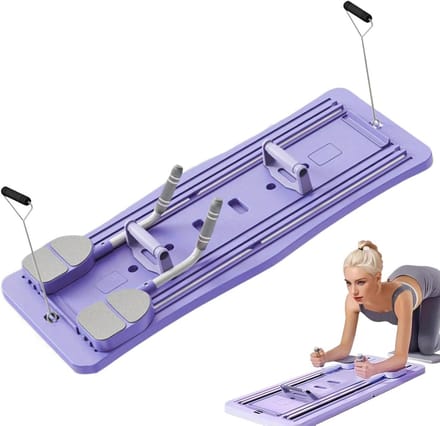 Pilates Board - Core Trainer - Kracht Training - Opvouwbaar Ontwerp - 97x41cm - Paars