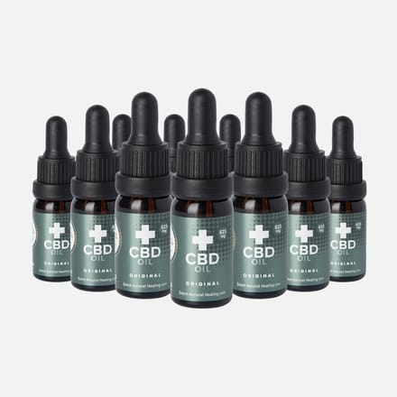 Dutch Natural Healing - CBD olie 10ml - 8% 825mg naturel smaak 10-pack