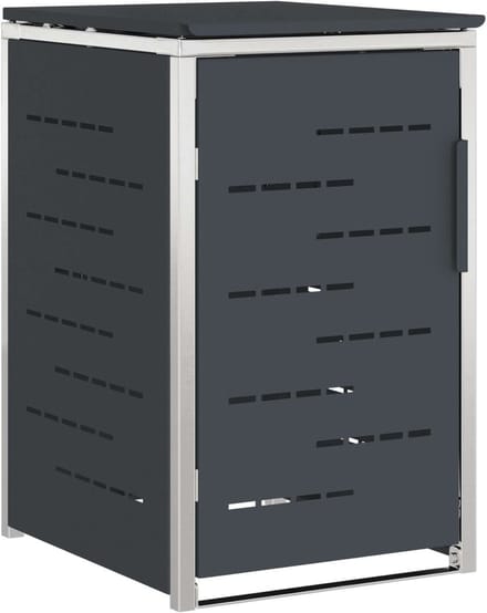 vidaXL - Containerombouw - for - 1 - Bin - 240L - Antracietkleurig