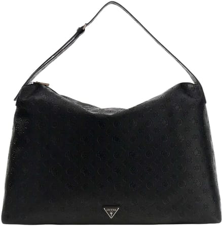 GUESS reistas schoudertas Wilder Oversized Hobo Bag Black zwart