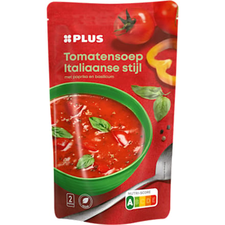 Soep in Zak Italiaanse Tomaat